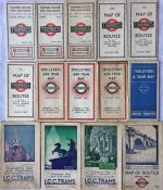 Selection of Underground Group Tramways/LCC Tramways/London Transport Trolleybus & Tram POCKET