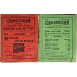 Pair of November 1929 National Omnibus & Transport Co Ltd TIMETABLE BOOKLETS, the first for