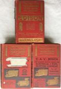 Three 1920s/30s volumes of the MOTOR TRANSPORT YEAR-BOOK comprising volume 13, 1928-29, volume 18,