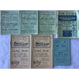 Selection of Rail & Bus TIMETABLE BOOKLETS comprising Devizes, dated August 1946 (vgc), Exeter,