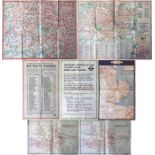 Selection of seven POSTERS comprising 2 x London Transport quad-royal Central Bus maps, 1969 &