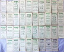 Quantity of Green Line Coach Services Limited TIMETABLE LEAFLETS from 1930-33. All appear to be