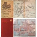 c1910 Visitor's GUIDE to Bristol & Clifton with coloured map of Bristol Tramways and many photos,