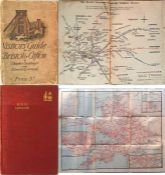 c1910 Visitor's GUIDE to Bristol & Clifton with coloured map of Bristol Tramways and many photos,