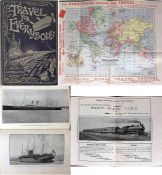 c1902 Jackson & Sons of Liverpool 'World Travel Agency' GUIDEBOOK 'Travel for Everybody'. 186pp