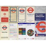 A London Underground MAP for each decade from the 1940s-2010s, comprising: 2 1945 (Beck) in near-