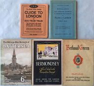 London GUIDEBOOKS comprising the 1-2-3 Guide to London (undated but c1917 as CLR Ealing extension