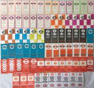 Large quantity of London Transport POCKET MAPS from 1956 onwards comprising the various series: '