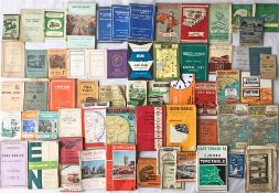 Large quantity of UK & Irish BUS TIMETABLES etc, mainly 1930s-60s, from operators from A-E. Includes
