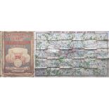 1907 "District" [Railway] MAP of Greater London & Environs, 2nd edition. Shows the Franco-British