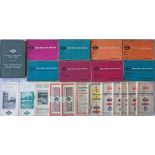 Selection of London Transport LOCAL TIMETABLE BOOKLETS dated 1948-58 [8] (mostly lightly-used), a