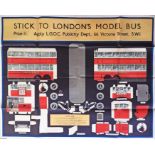 1927 London General Omnibus Co (LGOC - Underground Group) quad-royal POSTER 'Stick to London's Model
