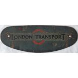 London Transport RADIATOR BADGE from one of the WW2 'utility' G-class Guy buses. LT always fitted