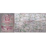 1904 'District [Railway] MAP of Greater London & Environs', 1st edition. The 2nd issue of this