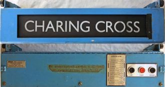 London Underground DESTINATION BOX from a Jubilee Line 83-Stock motor car, complete with destination