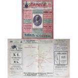 1908 Huddersfield Herald Official Illustrated TRAM GUIDE & MAP for week commencing July 6th. A 6-