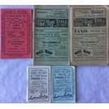 Selection of Rail & Bus TIMETABLE BOOKLETS comprising Aldershot etc dated November 1942 (vgc),