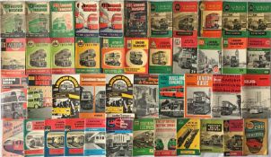 Considerable quantity of Ian Allan ABC BOOKLETS from the 1940s-1970s comprising London Transport