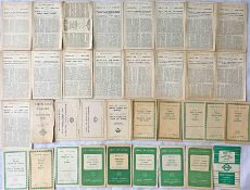 Quantity of London Transport Green Line Coaches TIMETABLE LEAFLETS from 1938 (17), 1940 (1) and