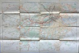 1904 MAP published by the Underground Electric Railways of London Ltd and, we believe, the first