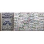 1907 "District" [Railway] MAP of Greater London & Environs, 2nd edition. Shows the Franco-British