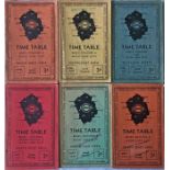 Selection of 1937 London Transport AREA TIMETABLE BOOKLETS comprising South-West Area for June,