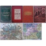 Selection of early London MAPS & GUIDES comprising Collins' Standard Map of London. (undated but
