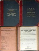 Officially bound volumes of London General Omnibus Co / London Transport (LPTB) TRAFFIC CIRCULARS