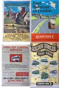 Selection of 1950s/60s POSTERS including c1956 double-crown for Eastern National Coach Services