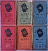 Selection of 1935-6 London Transport AREA TIMETABLE BOOKLETS comprising North-West Area for Dec