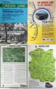 Selection of double-royal POSTERS for Green Line Coaches comprising 1971 Virginia Water (unknown