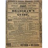 September 1895 edition of BRADSHAW'S General Railway & Steam Navigation GUIDE, issue no 746.