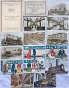 Early London Underground ephemera comprising a BOOKLET & POSTCARD SET from the 1928 Diamond