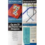 Selection of London Transport double-royal POSTERS in connection with the opening of the Victoria