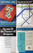 Selection of London Transport double-royal POSTERS in connection with the opening of the Victoria