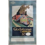 1922 London General (Underground Group) double-royal POSTER 'Godstone by Motor-Bus' by Grainger