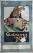 1922 London General (Underground Group) double-royal POSTER 'Godstone by Motor-Bus' by Grainger
