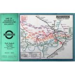 c1928/29 issue of the 'Stingemore' London Underground linen-card POCKET MAP. This is a special