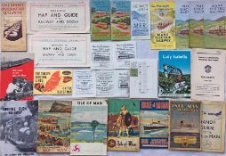 Quantity of 1920s-1960s BROCHURES, PAMPHLETS etc for [1] the Liverpool Overhead Railway - 3 x maps