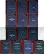 Quantity (13) of officially bound volumes of London Transport Country Buses & Coaches TRAFFIC