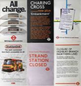 Selection of London Transport double-royal POSTERS comprising 1979 'All Change' (Bakerloo to