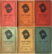 Selection of 1934-5 London Transport AREA TIMETABLE BOOKLETS comprising North-West Area for Oct