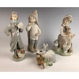 Group of 4 Lladro Figurines