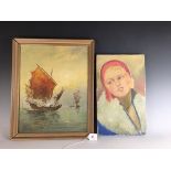 Pair of Vintage Oil Paintings