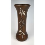 Heintz Cabinet Vase Mistletoe Overlay