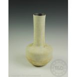 Chris Carter (British b1945) a studio pottery stoneware bottle vase,