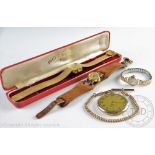 A lady's 9ct gold Rotary wristwatch,