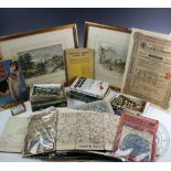 A selection of vintage pictorial publications, scripts,