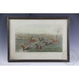 Bentley after Henry Alken - 19th century, Pair of hand coloured horse racing prints,