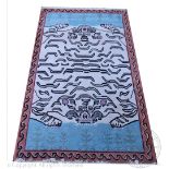 An Alain Rouveure Tibetan tiger wool carpet,